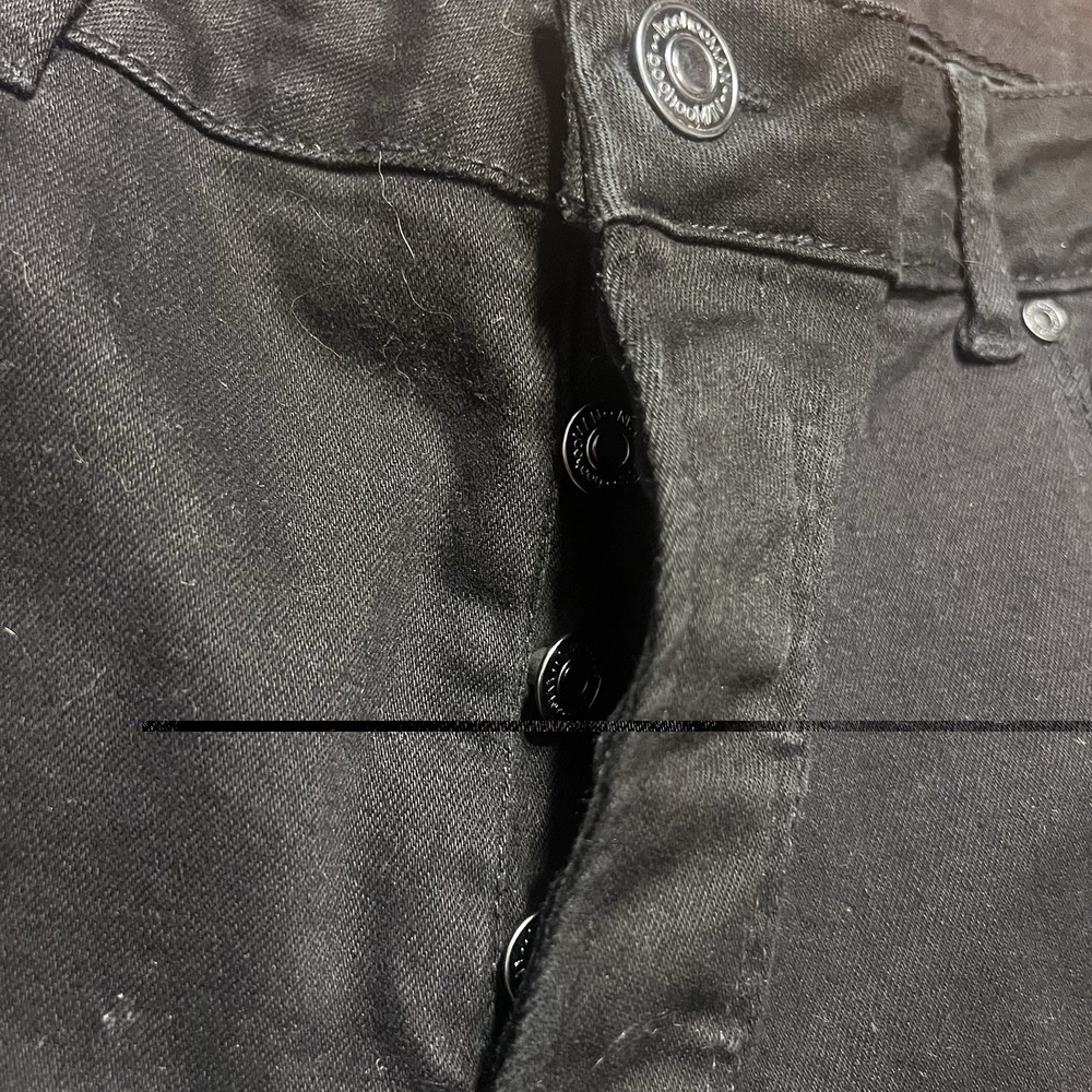 BoohooMAN Black Skinny Jeans Stretch Denim Pants Men's Size 34x33 - Picture 6 of 10
